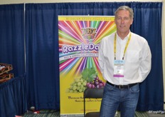 John Zaninovich with VBZ Grapes.